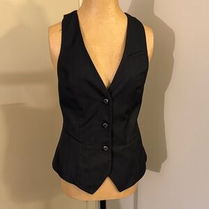 Guess Black/blue  pinstripe Women's Vest